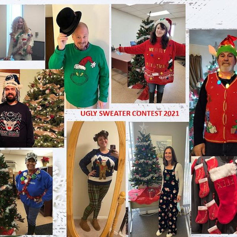 Gemini Bakery Equipment Co ugly sweater contest photo